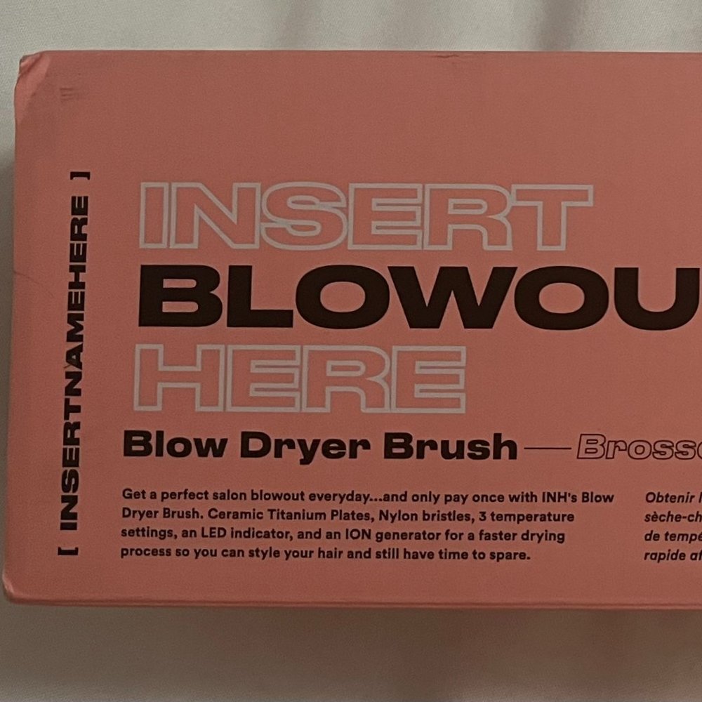 INH Insert Blowout Here Hair Dryer Brush Model 2336